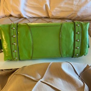 Apple Green Leather Handbag